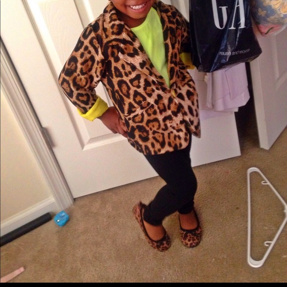 Cheetah kids blazer - Picture 3 of 4